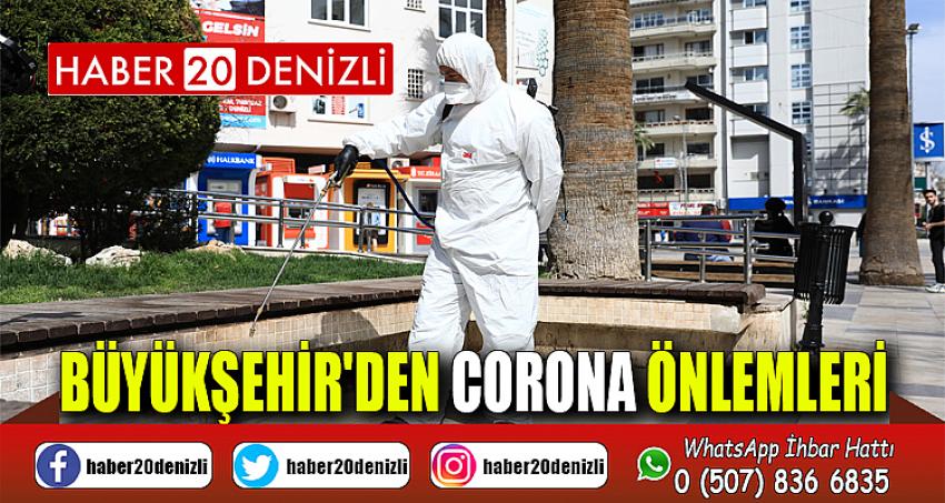 BÜYÜKŞEHİR'DEN CORONA ÖNLEMLERİ