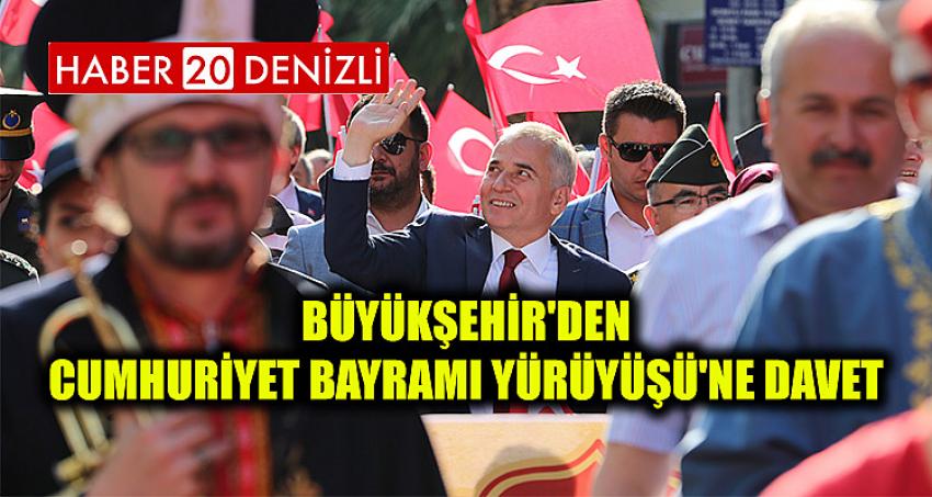 Büyükşehir'den Cumhuriyet Bayramı Yürüyüşü'ne davet