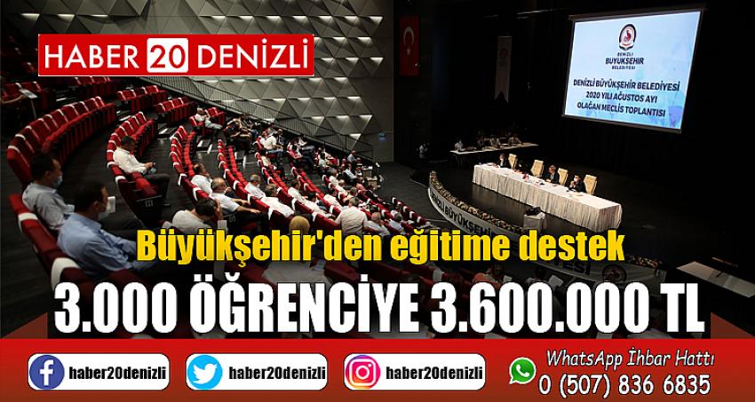 Büyükşehir'den eğitime destek