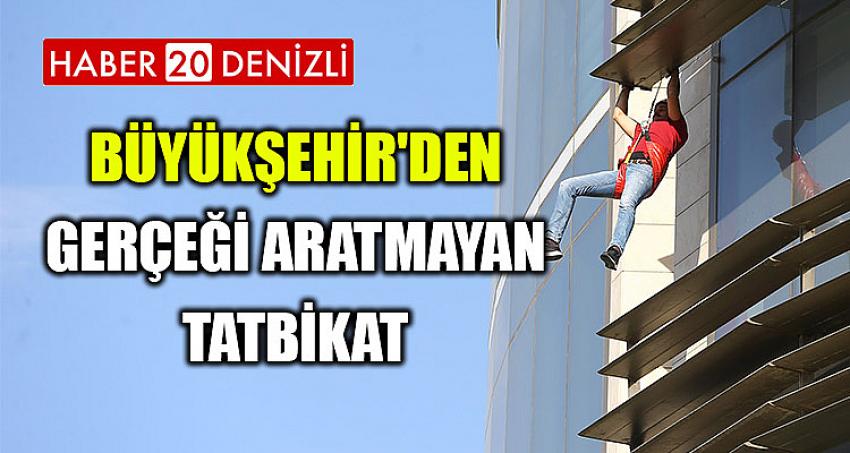 Büyükşehir'den gerçeği aratmayan tatbikat