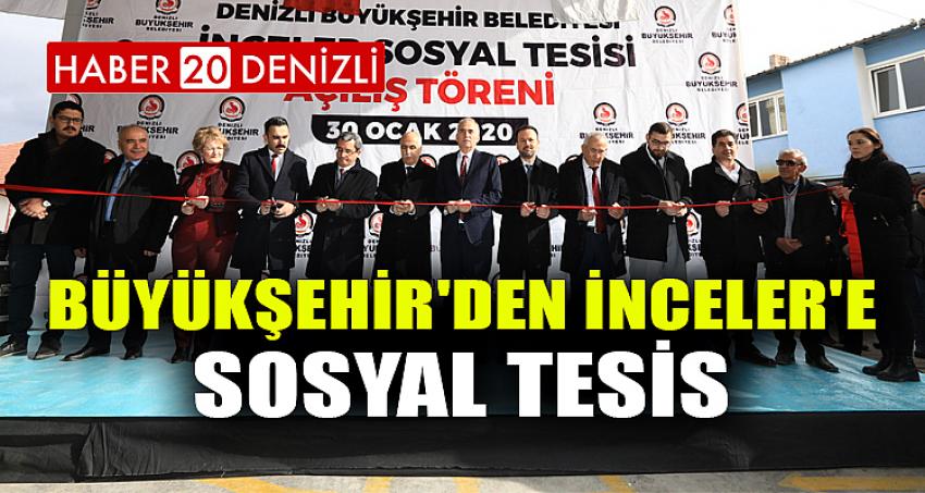 Büyükşehir'den İnceler'e Sosyal Tesis