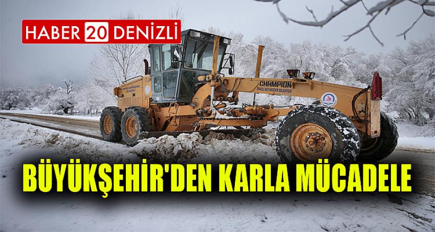 Büyükşehir'den karla mücadele