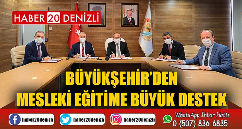 Büyükşehir’den mesleki eğitime büyük destek