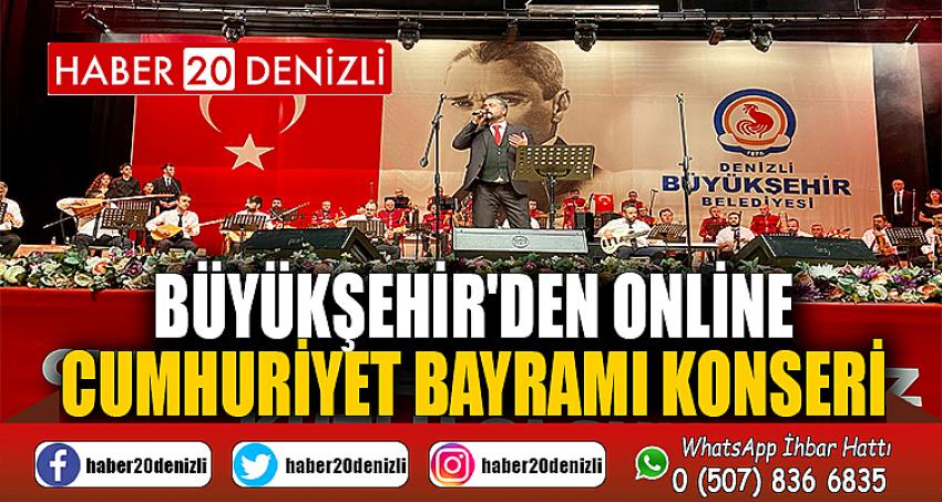 Büyükşehir'den online Cumhuriyet Bayramı konseri