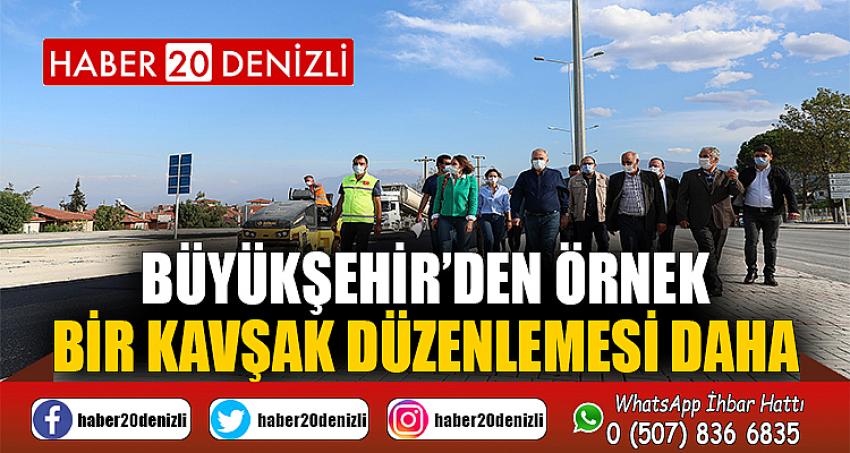 Büyükşehir’den örnek bir kavşak düzenlemesi daha