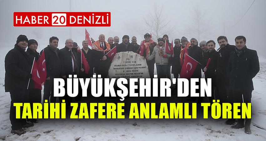 Büyükşehir'den tarihi zafere anlamlı tören