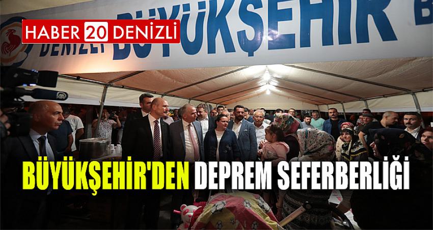 Büyükşehir'den deprem seferberliği