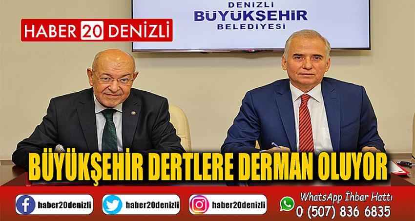 Büyükşehir dertlere derman oluyor