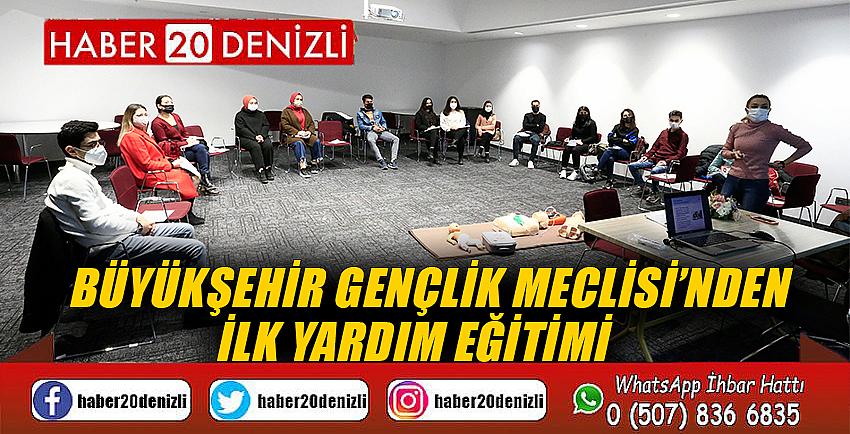 Büyükşehir Gençlik Meclisi’nden ilk yardım eğitimi 