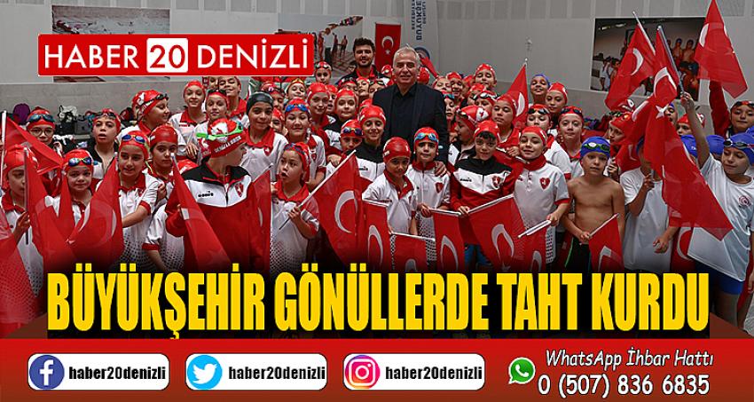 Büyükşehir gönüllerde taht kurdu