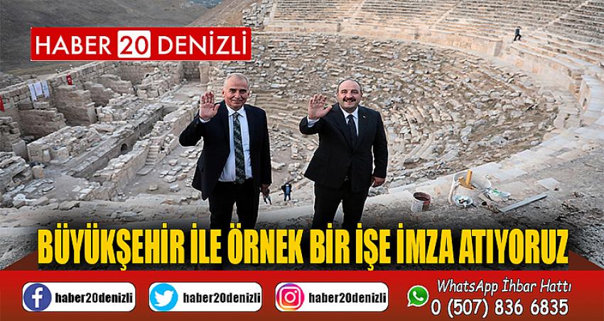 Büyükşehir ile örnek bir işe imza atıyoruz