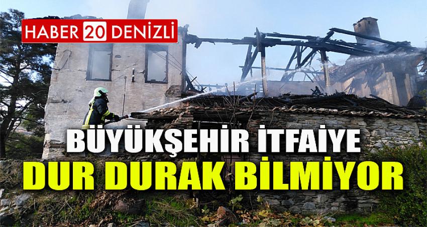 Büyükşehir İtfaiye dur durak bilmiyor