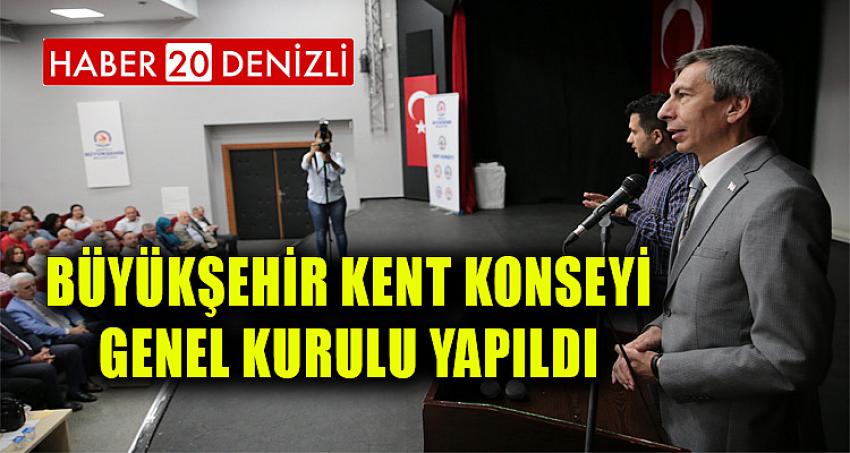 Büyükşehir Kent Konseyi Genel Kurulu yapıldı