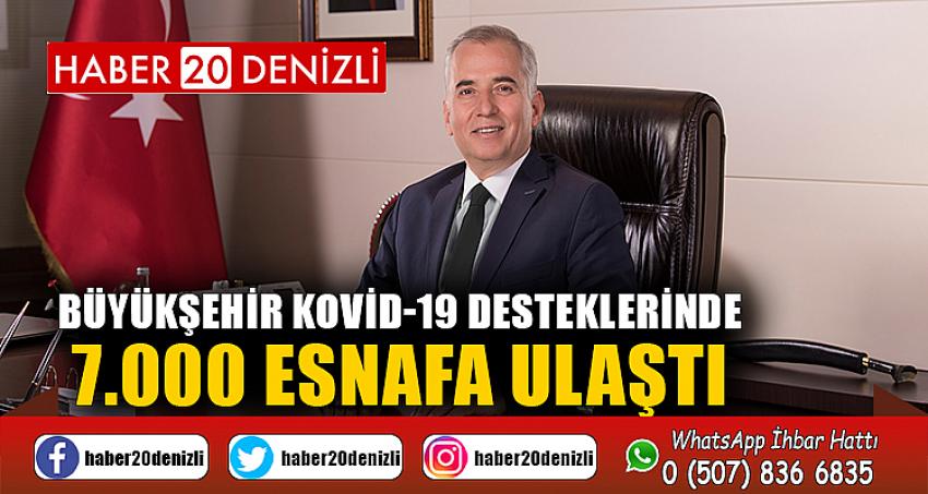 Büyükşehir Kovid-19 desteklerinde 7.000 esnafa ulaştı