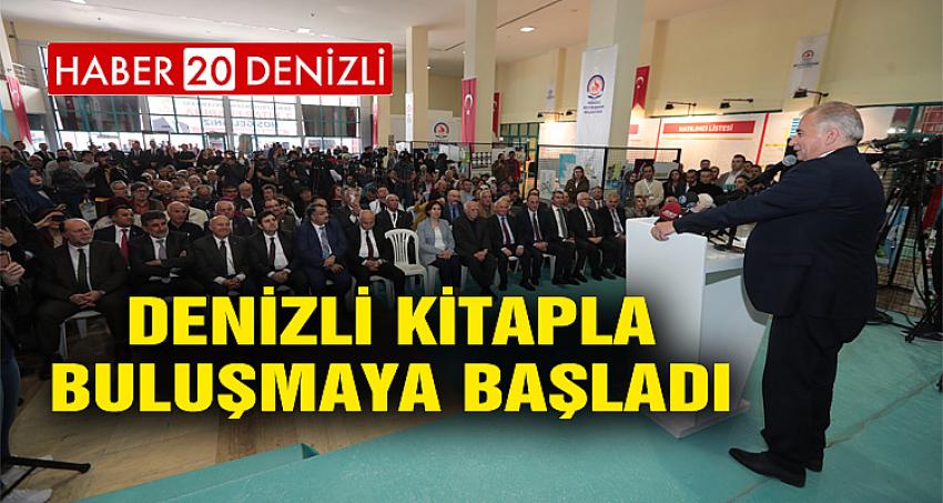 DENİZLİ KİTAPLA BULUŞMAYA BAŞLADI