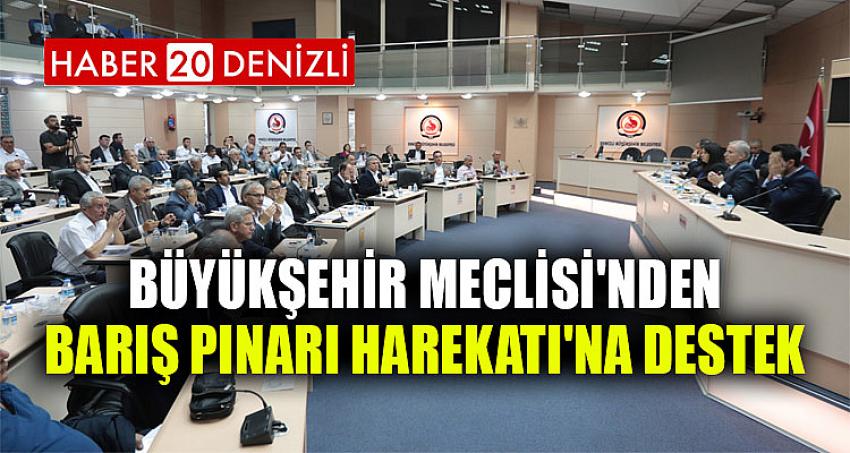Büyükşehir Meclisi'nden Barış Pınarı Harekatı'na destek