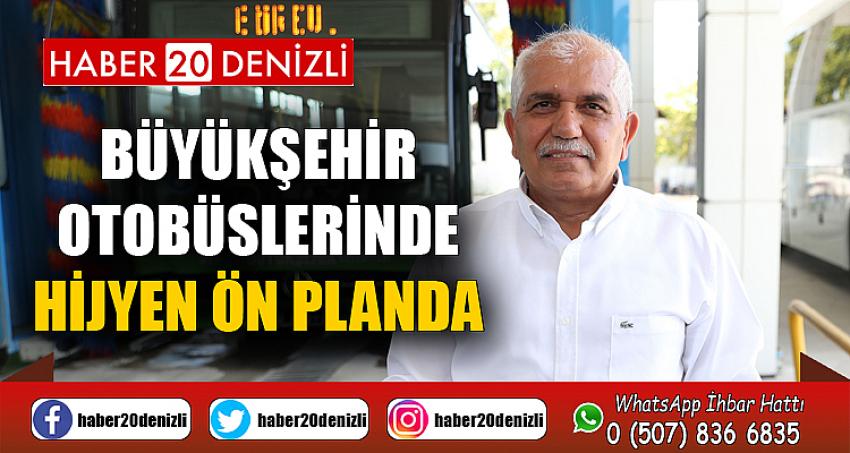 Büyükşehir otobüslerinde hijyen ön planda