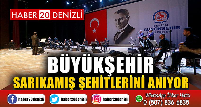 Büyükşehir Sarıkamış şehitlerini anıyor