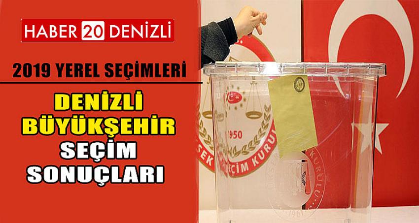 DENİZLİ BÜYÜKŞEHİR SEÇİM SONUÇLARI