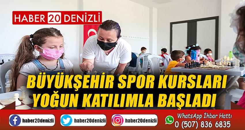 Büyükşehir spor kursları yoğun katılımla başladı