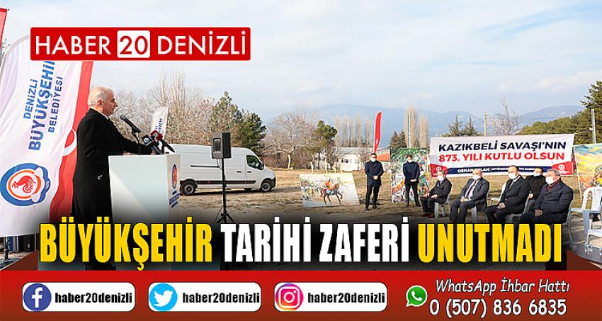 Büyükşehir tarihi zaferi unutmadı