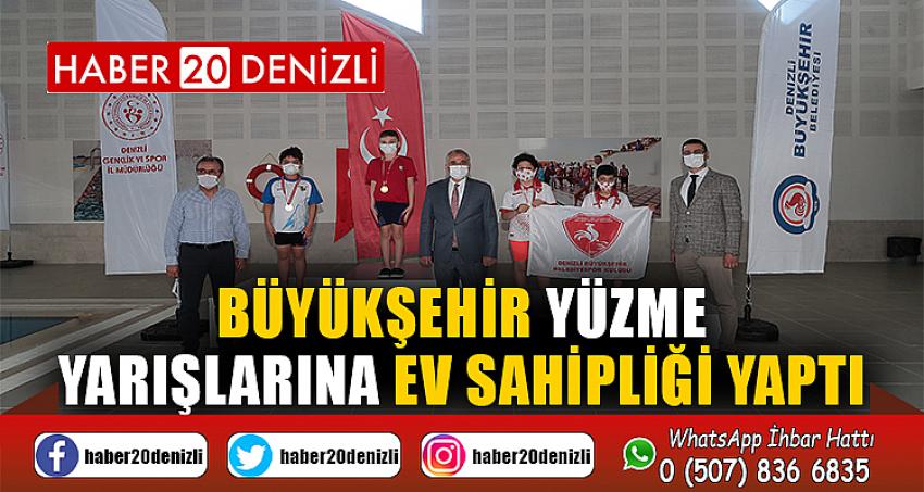 Büyükşehir yüzme yarışlarına ev sahipliği yaptı