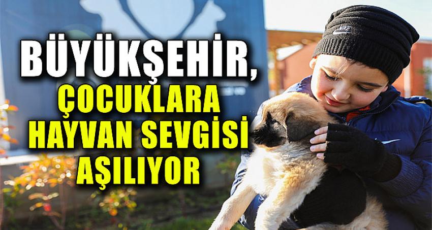 Büyükşehir, çocuklara hayvan sevgisi aşılıyor