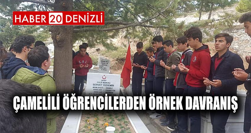 ÇAMELİLİ ÖĞRENCİLERDEN ÖRNEK DAVRANIŞ