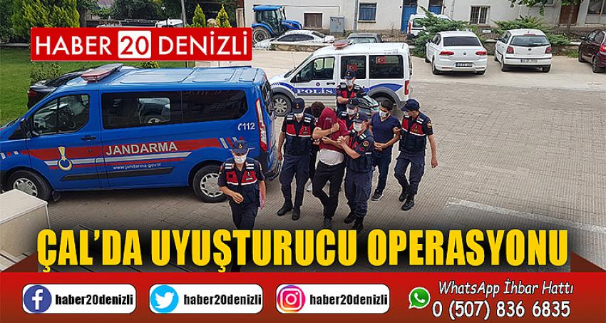 Çal’da uyuşturucu operasyonu