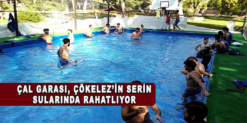 ÇAL GARASI, ÇÖKELEZ’İN SERİN SULARINDA RAHATLIYOR