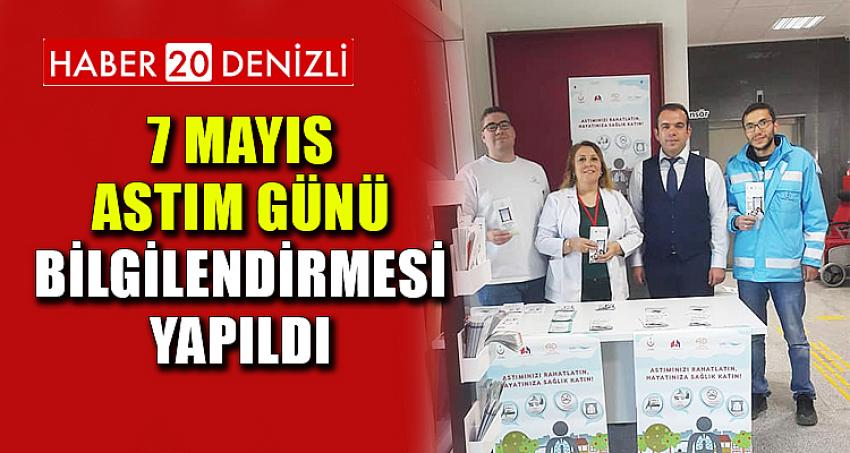 7 Mayıs Astım Günü Bilgilendirmesi Yapıldı