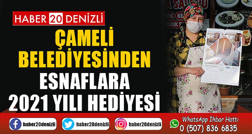 Çameli Belediyesinden esnaflara 2021 yılı hediyesi