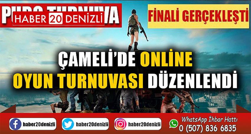 Çameli’de online oyun turnuvası düzenlendi