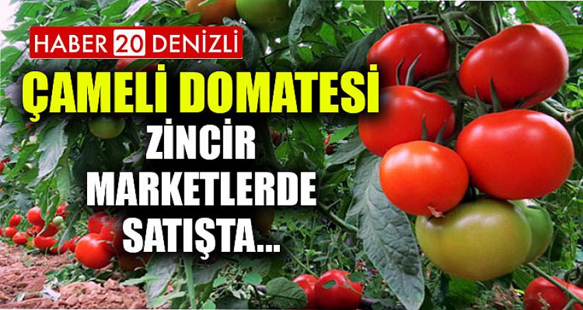 Çameli Domatesi Zincir Marketlerde Satışta