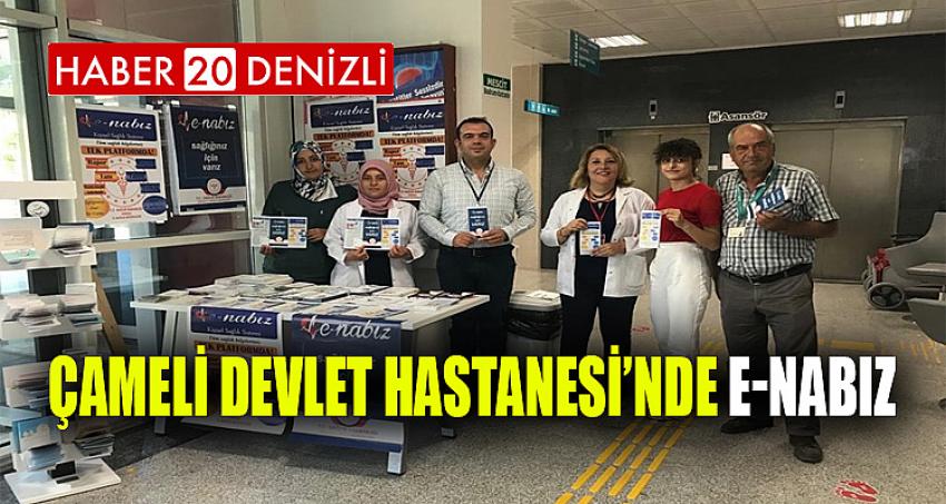 Çameli Devlet Hastanesinde E-NABIZ