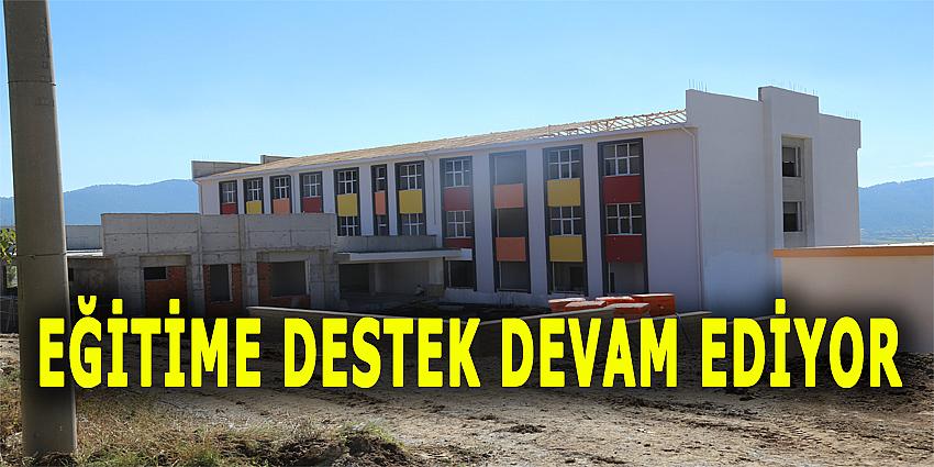 EĞİTİME DESTEK DEVAM EDİYOR