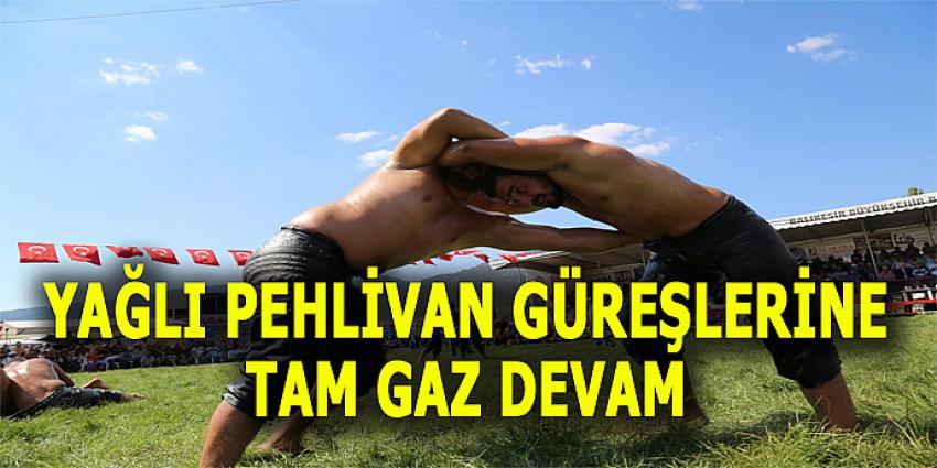 YAĞLI PEHLİVAN GÜREŞLERİNE TAM GAZ DEVAM