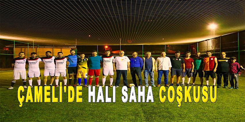 ÇAMELİ'DE HALI SAHA COŞKUSU