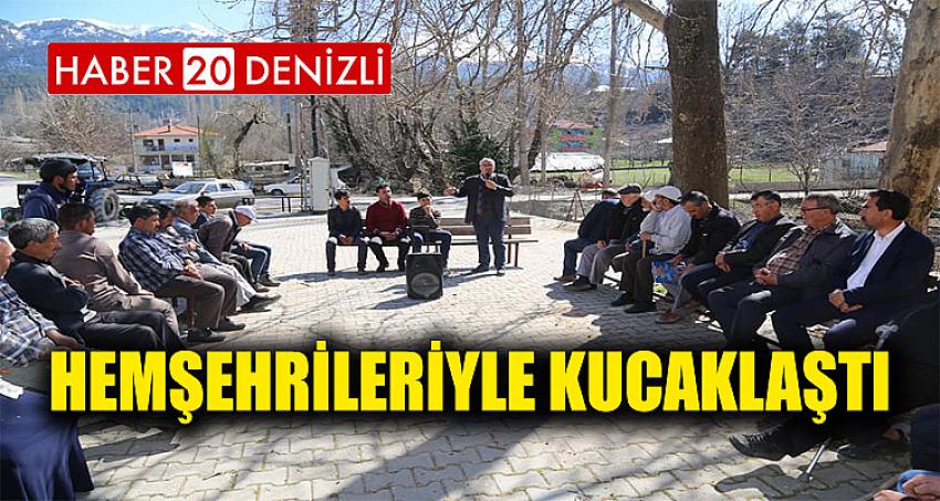 HEMŞEHRİLERİYLE KUCAKLAŞTI