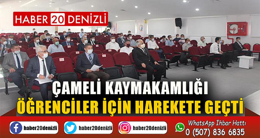 Çameli Kaymakamlığı öğrenciler için harekete geçti