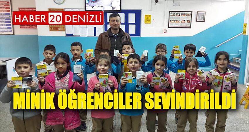 MİNİK ÖĞRENCİLER SEVİNDİRİLDİ