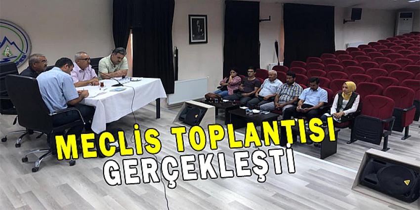 MECLİS TOPLANTISI GERÇEKLEŞTİ