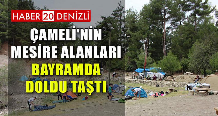 ÇAMELİ'NİN MESİRE ALANLARI BAYRAMDA DOLDU TAŞTI