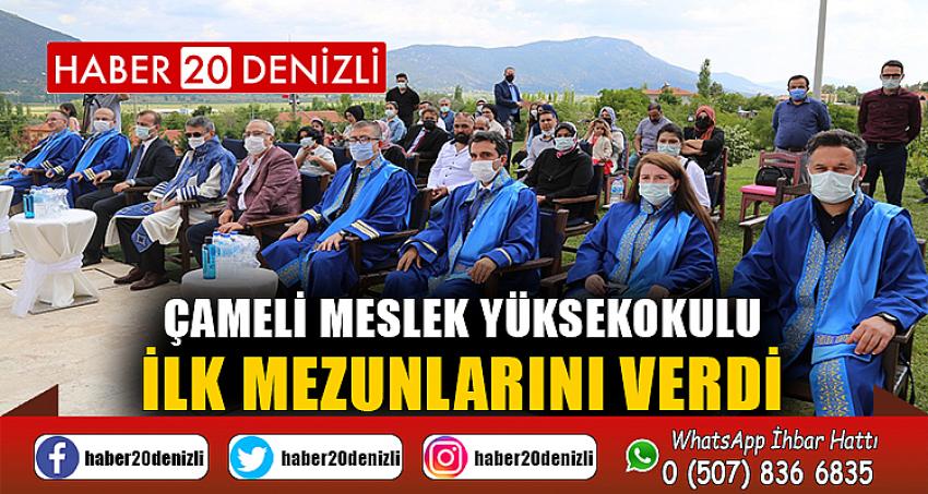 Çameli Meslek Yüksekokulu ilk mezunlarını verdi