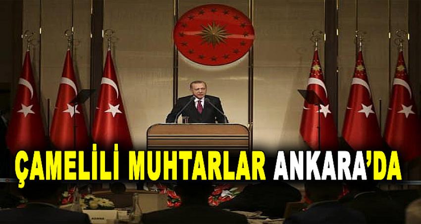 ÇAMELİLİ MUHTARLAR ANKARA'DA