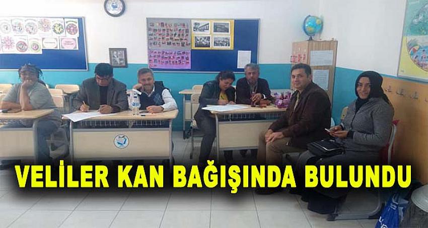 VELİLER KAN BAĞIŞINDA BULUNDU