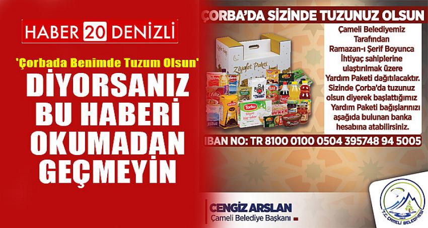 'ÇORBADA BENİMDE TUZUM OLSUN' DİYORSANIZ BU HABERİ OKUMADAN GEÇMEYİN