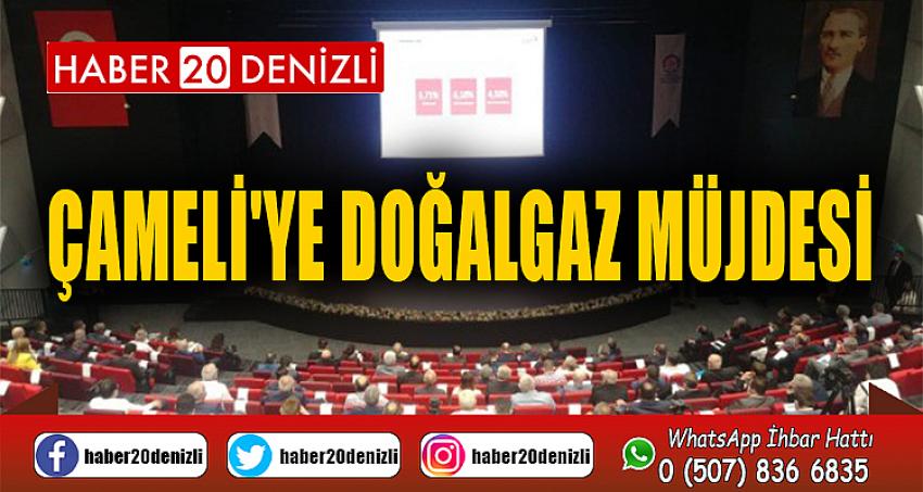 Çameli'ye doğalgaz müjdesi