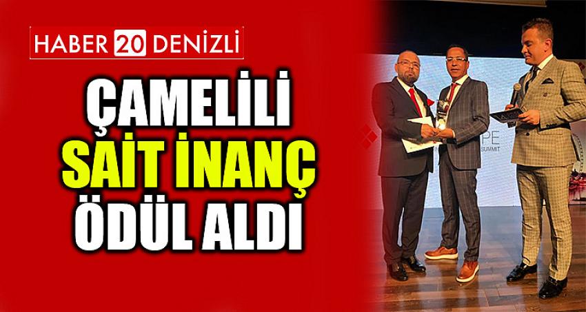 Çamelili Sait İnanç Ödül Aldı