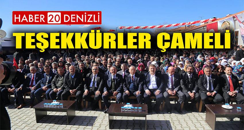 BAŞKAN ARSLAN'DAN COŞKULU AÇILIŞLARA TEŞEKKÜR